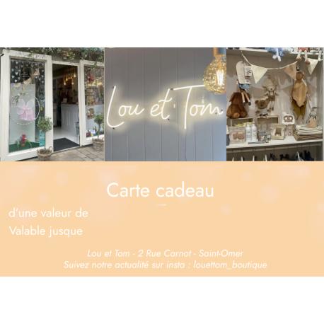Carte cadeau