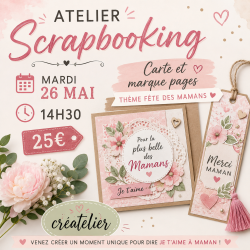 Atelier Carte et Marque page - 26 mai