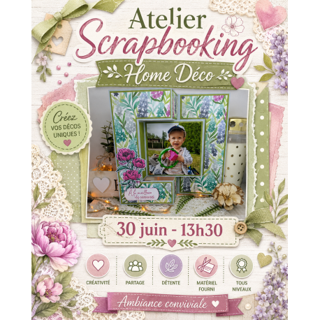 Atelier Home déco - Scrapbooking