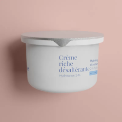 Recharge crème riche désaltérante hydratation 24h