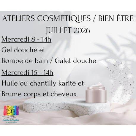 Atelier Cosmétiques - Juillet