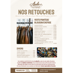 Notre service de retouches