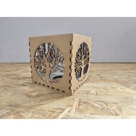 Photophore Bougie, création laser