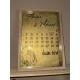 Cadre date souvenir personnalisé