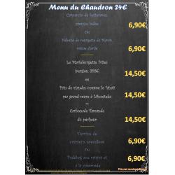 Menu du Chaudron