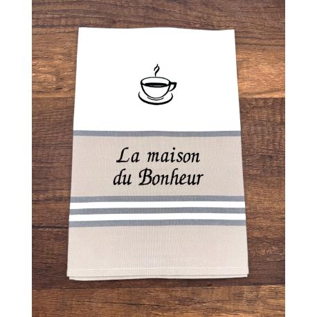 Torchon personnalisé Tasse de café
