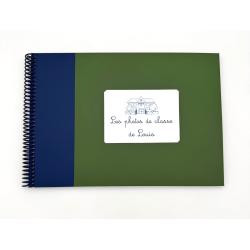 Album Photos de classe personnalissé Vert et Bleu