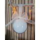 Boule de Noël effet neige personnalisée – 8 cm