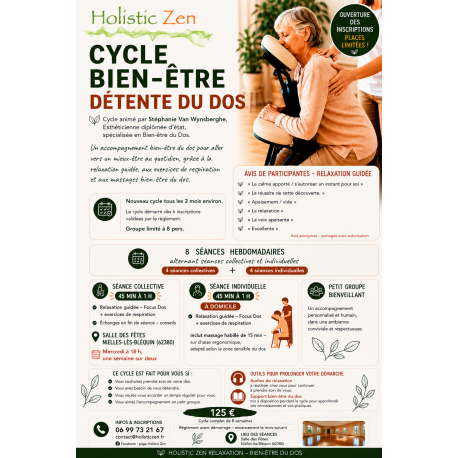 Accompagnement bien-être du dos