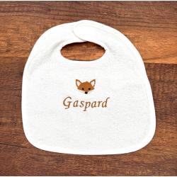 Bavoir personnalisé Tête de renard