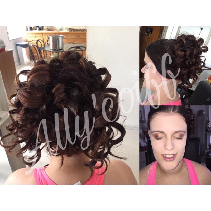 Chignon Attaches Pour Vos Occasions Chez Ally Coiffure Esthetic