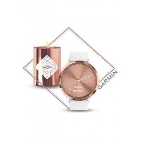 Montre Coffret montre Vívomove HR Blanche Rose Gold x Bougie/Bijou My Jolie Candle Montre Coffret montre Vívomove HR Blanche Rose Gold x Bougie/Bijou My Jolie Candle