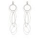 Boucles d'oreilles GAS Bijoux modèle TORSADE ARGENT