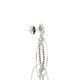 Boucles d'oreilles GAS Bijoux modèle TORSADE ARGENT