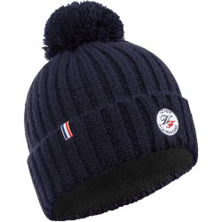 BONNET Le Vent à La Française BLEU MARINE pompon