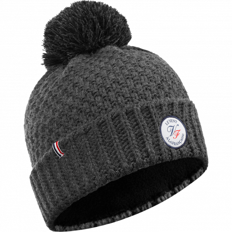 BONNET Le Vent à La Française BLEU MARINE pompon BLANC