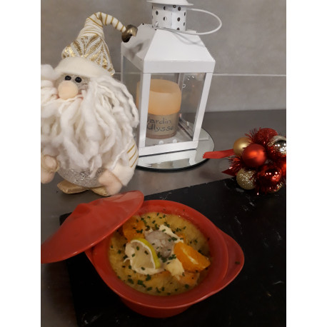 cassolette de saumon gambas aux agrumes cassolette de saumon gambas aux agrumes