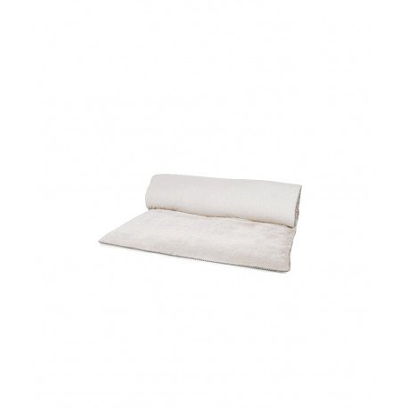 Edredon en velours craie Harmony Edredon en velours craie Harmony