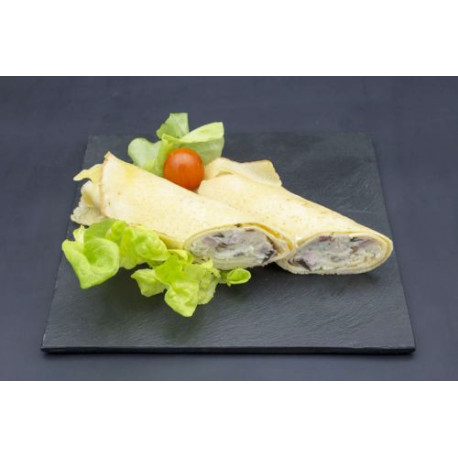 Crêpe farcie Jambon - Champignons Crêpe farcie Jambon - Champignons
