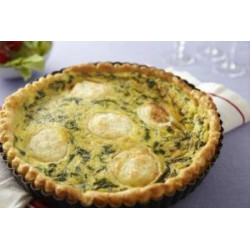 Quiche aux chèvres