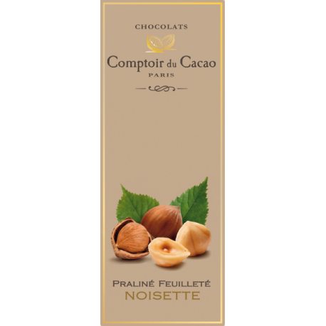 Noisette Pralinée Feuilletée - COMPTOIR DU CACAO Noisette Pralinée Feuilletée - COMPTOIR DU CACAO