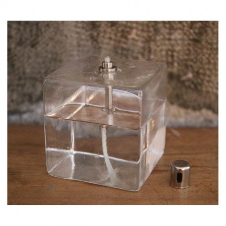 Lampe à huile cube taille M Lampe à huile cube taille M