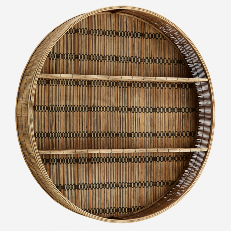 Etagère ronde en bambou Etagère ronde en bambou