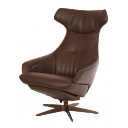fauteuil relax design electrique Gealux en cuir