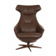 fauteuil relax design electrique Gealux en cuir