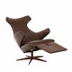 fauteuil relax design electrique Gealux en cuir