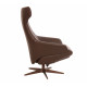fauteuil relax design electrique Gealux en cuir