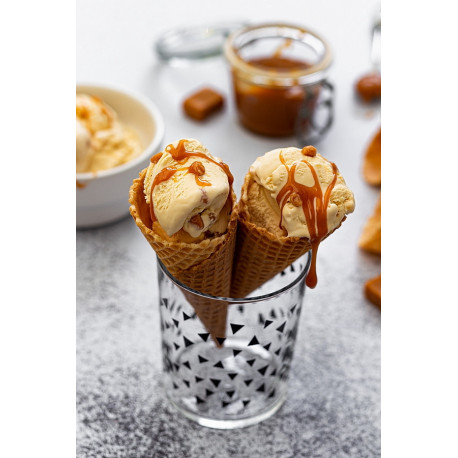 Crème glacée Caramel beurre salé Crème glacée Caramel beurre salé