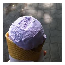 Crème glacée Violette